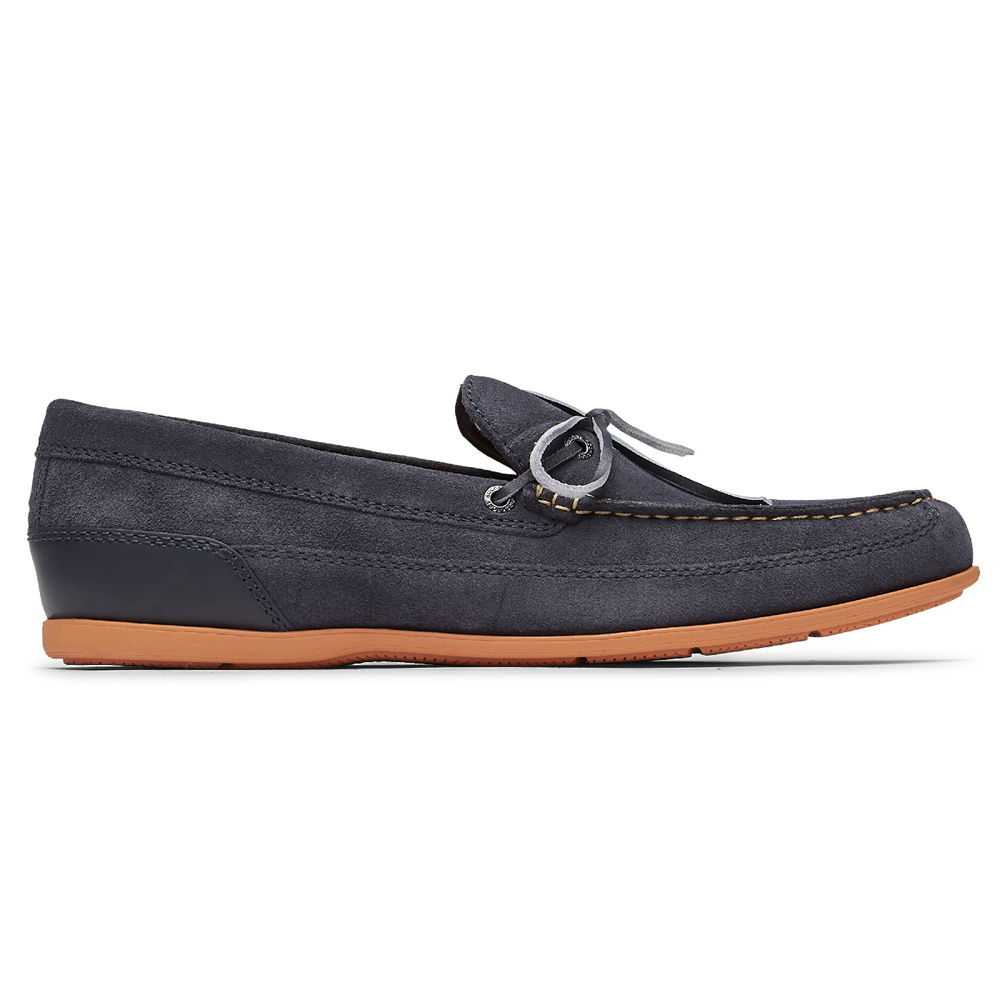 Mocassins Rockport Homem Promo es Rockport Malcom Tie Azul Marinho